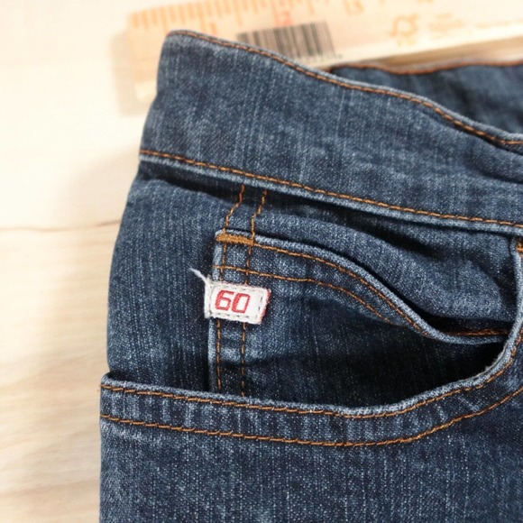 Miss Sixty Women 28 Jeans Bootcut Low Rise Dark Wash Blue 90’s Y2K Vintage - Picture 4 of 11